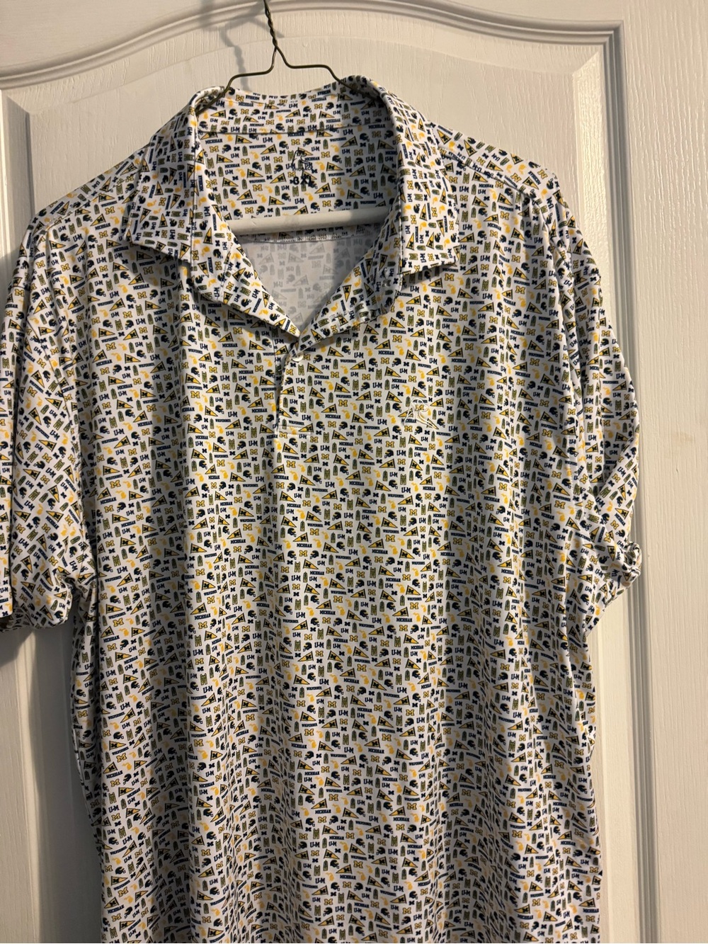 Michigan wolverines polo shirt